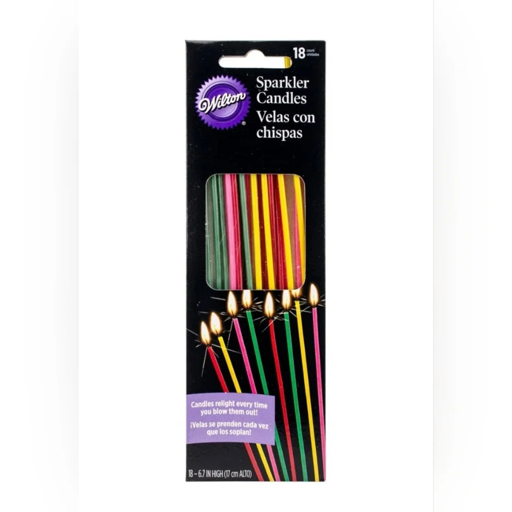 NIP Wilton Sparkler Candles 6.7
